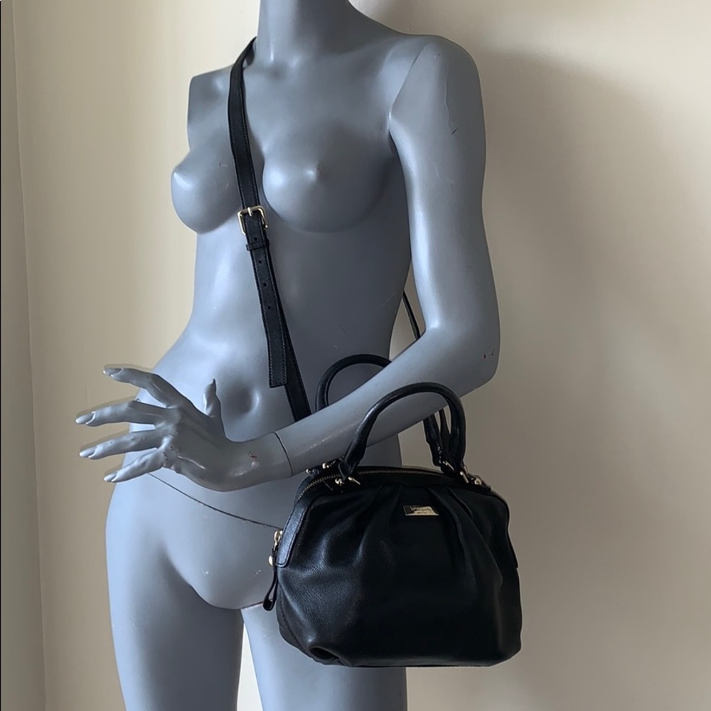 KATE SPADE BLACK LEATHER HANDBAG/CROSSBODY - Picture 4 of 9